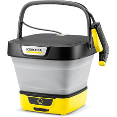 Kärcher Mobile Outdoor Cleaner OC 3 Foldable, Расход: 2 л/мин, Складной бак для воды, Вес: 2.2 кг, Бак для воды: 8 л, Литий-ионный аккумулятор