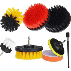 BouBou 8шт/набор дрель-щетка для уборки кухни/ванной комнаты