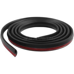 ZMGYF 2m Auto Frontscheibe Panel Moulding Dichtung Streifen Gummi Auto Windschutzscheibe Rand Dichtung Streifen Schalldichte H-Typ Aufkleber
