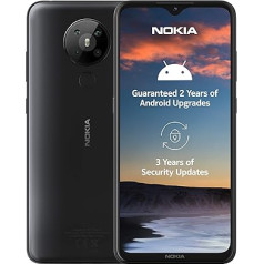 Nokia 5.3 6,55-дюймовый Android смартфон UK SIM Free с 4 ГБ ОЗУ и 64 ГБ памяти (Dual Sim) - угольный (обновленный)