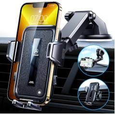 VANMASS 2025【Настоящий военный класс】Мобильный телефон держатель автомобиля 【бомбозащитный присоски и вентиляции клип】Универсальный мобил