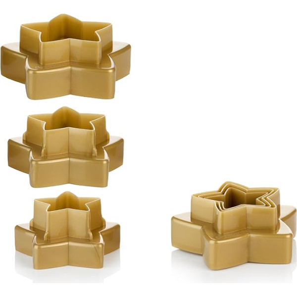 Резак для печенья Tescoma, пластик, золото, 20 x 13 x 4,5 см