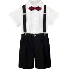 Мальчики Костюм Тоддлер Дети Джентльмен Формальная Одежда Формальная Одежда Лето Свадебный Наряд Классический Тонкий Fit Свадебный Костюм