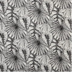 Kt KILOtela - Печатный Холст Ткань Декор Гобелен Подушка Шторы Покрывала Сумки Скатерти Ремесло 300 см Длина х 280 см Ширина Ботаническая София Чер