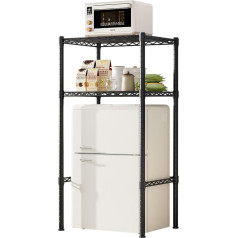 Мини-холодильник полка высота регулируемая металлическая полка над холодильником полка и микроволновая печь подставка для общежития кух