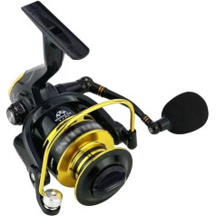 Spinnrolle Süßwasser Spinning Angelrollen Metall CNC Rocker Swap der linken und rechten Hand 13+1 Kugellager (Größe: 3000)