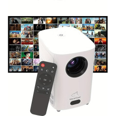 Уличный проектор Electric Focus, родной 720P, поддерживает декодирование 4K с WiFi 6 и беспроводной связью: Портативный проектор 500 ANSI с автоматическим 