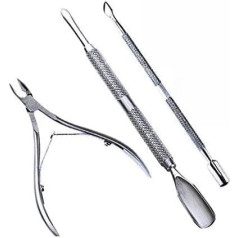 Набор для стрижки ногтей Clipper Polish Tool Stainless Steel Nail Cuticle Pusher Cutter Nipper