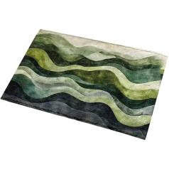 Коврик Filteilect с тропическими растениями, пальмовый лист, монстера, 50 x 80 см, нескользящий коврик для кухни, мягкий бархатный коврик для входн