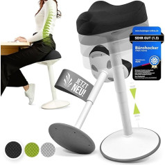Vina Home ® SH-01 офисный табурет | стоячий табурет | эргономичный регулируемый по высоте [58-83 см] | эргономичный табурет для работы и отдыха | эффек