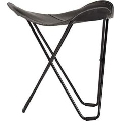 Cuero Design Табурет Flying Goose Pampa, кожа, черный/черный, 48 см