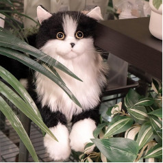 Chongker плюшевая игрушка ручной работы реалистичные плюшевые игрушки компаньон домашний подарок девушки мальчики пожилые любители кошек мя