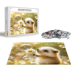 Пазл Животные Пазл 1000 Кусочков Милые Деревянные Пазлы Взрослых, Премиум Качество Классические Деревянные Образовательные Игры, Классичес