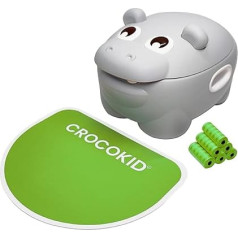 Горшок Hippo - детский горшок от 1 до 4 лет Маленький горшок для малышей Туалет + аксессуары Горшок для детей Портативный детский горшок 3 в 1 | 0-25