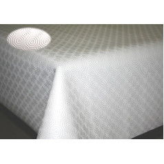 Для скатерти белая Текнигомма ЭП 3,5 мм ширина 130 см рулонный край трубка без морщин)