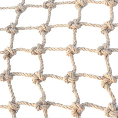 Сетка для лазания для украшения панорамного забора, настенного гамака, дома на дереве, палубы, перил, лестниц, тканого разделителя, сизалев