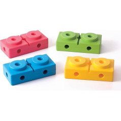 Eduplay EduplayKM2001.1 Набор сменных половинок кирпичей, многоцветный