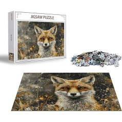 Пазл Животные Пазл 1000 Кусочков Цветок Деревянный Пазл Взрослых, Премиум Качество Классические Деревянные Образовательные Игры, DIY Классич