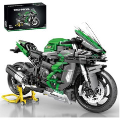 Technik Мотоцикл строительный для Kawasaki H2 SX SE, 2088 деталей, 1:5 зажимные блоки, технология супермотоцикл, технология гоночный мотоцикл строительн