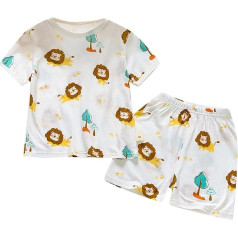 Детский Спортивный Костюм Лето Симпатичные Печатных Набор С Коротким Рукавом Футболка Топы Экипировка 2-Piece Гавайская Рубашка Повседневна