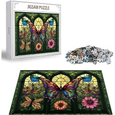 Пазл Бабочка 3000 деталей, деревянный пазл для взрослых, разноцветный деревянный пазл, классические пазлы Цветок деревянный пазл для взросл