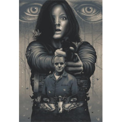 Пазл 1000 деталей фильм ужасов барашек для взрослых семейные игры развивающие игрушки Xq160Zy 38x26CM