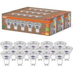 Высокоэффективные светодиодные лампы OSRAM с классом энергоэффективности A, 15 лампочек в упаковке, заменяют обычные лампы с отражателем 50 Вт,