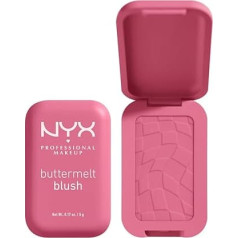NYX Professional Makeup Buttermelt Blush, кремовая текстура с маслом ши, миндальным маслом и маслом манго, легко смешиваются для свежего взгляда, To The Butta