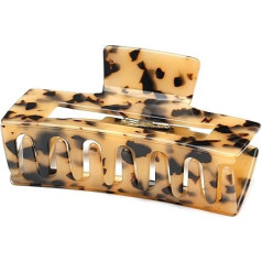 Большой ацетат целлюлозы черепаха зажим для волос красивые женщины зажим для волос аксессуары для волос головной убор элегантный аксессу