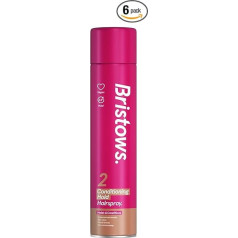 Bristow's Conditioning Hold Hair Spray, 6 Pack, 24-часовая фиксация, укрощает волосы, защита от влаги, не липнет, веганское средство