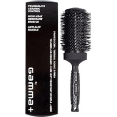 Gamma+ Professional Thermal Tourmaline Ceramic Hair Brush нескользящая ручка облегченный диаметр (65 мм)