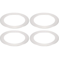 PATIKIL Кольца-губки внутренний диаметр 6,3 дюйма, внешний диаметр 8,58 дюйма, упаковка из 4 металлических колец-губок для встраиваемых точечных с