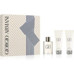 Набор ароматов Giorgio Armani Acqua di Giò Homme (туалетная вода, 50 мл + гель для душа, 75 мл + бальзам после бритья, 75 мл), упаковка 1