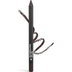 Inglot Charcoal Pencil, Легкое нанесение, смешиваемость, водостойкость, устойчивость к размазыванию, кремовая текстура, гибкий наконечник, увлажнени