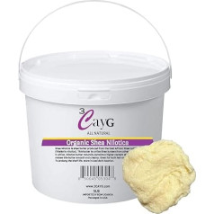 Ши Нилотика | Холодное прессование и нерафинированное | Восточноафриканское масло ши (5 лб)