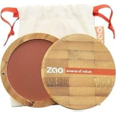 Zao Organic Makeup Compact Blush Brown Orange 321 0.32 Oz.