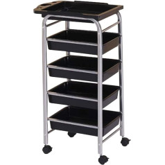 SGSG Servierwagen Aufbewahrungswagen Friseur Werkzeugwagen Werkzeugschrank Aufbewahrung Beauty Trolley