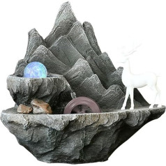 Крытый фонтан водопад настольный Wigwam текущая вода украшения удача цикл фэн-шуй мяч дома гостиная фонтан офис украшения стол фонтан