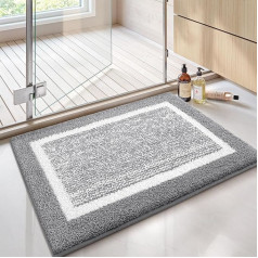 Color&Geometry Мягкий коврик для ванной из микрофибры, нескользящий коврик для ванной комнаты, можно стирать в машинке, впитывающий воду коврик д