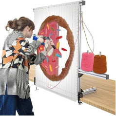 50x50cm Алюминиевый Металл Ковер Тафтинг Рама Для Ковров Делать Первичный Тафтинг Ткань Стенд Тафтинг Набор