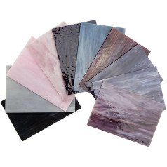 Samjobroad Фиолетовая серия Витражные листы 10 листов 4x6