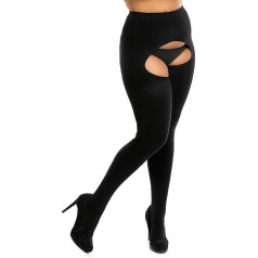 Biggi Big 60 Открытые колготки без промежности Плюс Размер