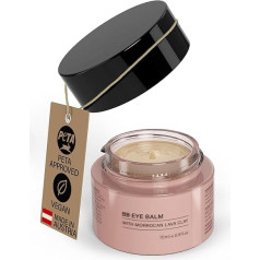 Rosental Organics BB Eye Balm Eye Cream - Увлажняющий крем - Уход против темных кругов - С гиалуроновой кислотой, витаминами Е и марокканской лавовой землей - 