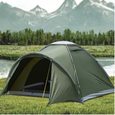 Кемпинговая палатка с крыльцом, палатки для 2-4 человек, PU5000 водонепроницаемая палатка для кемпинга, путешествий, походов, сада, купольная п