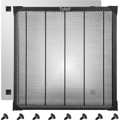 Tofelf Сотовый стол для лазерного гравировального станка, 500 x 500 x 22 мм (19,68 x 19,68 x 0,86 дюйма), сотовая лазерная столешница, защита стола с алюминие