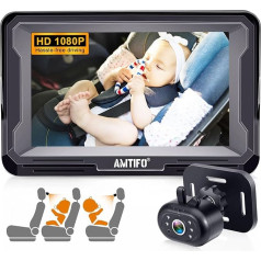 Generisch Baby Car Camera Простая установка: Plug-Play 360 вращения заднего сиденья камеры 2 детей заднего вида сиденья камеры ясно ночного видения автомоби