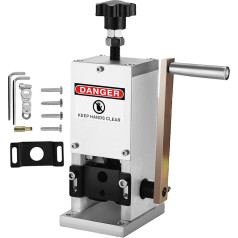 VEVOR Ручной станок для зачистки проводов SD-25 Ручной инструмент для зачистки проводов 1.5-25 мм для переработки медных проводов / удаления пласт