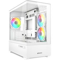 Sharkoon MK6 RGB PC Case Micro ATX White