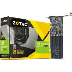 Видеокарта Zotac NVIDIA GeForce GT 1030 2 ГБ GDDR5 - черный
