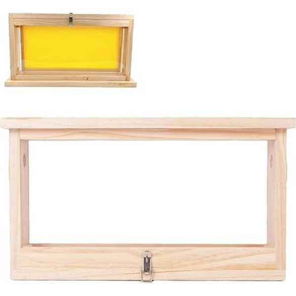 Рамка для улья, ульи и аксессуары, стартовый набор, пчелы для начинающих, улей, рассадник, двухсторонняя акриловая пластина, деревянные час